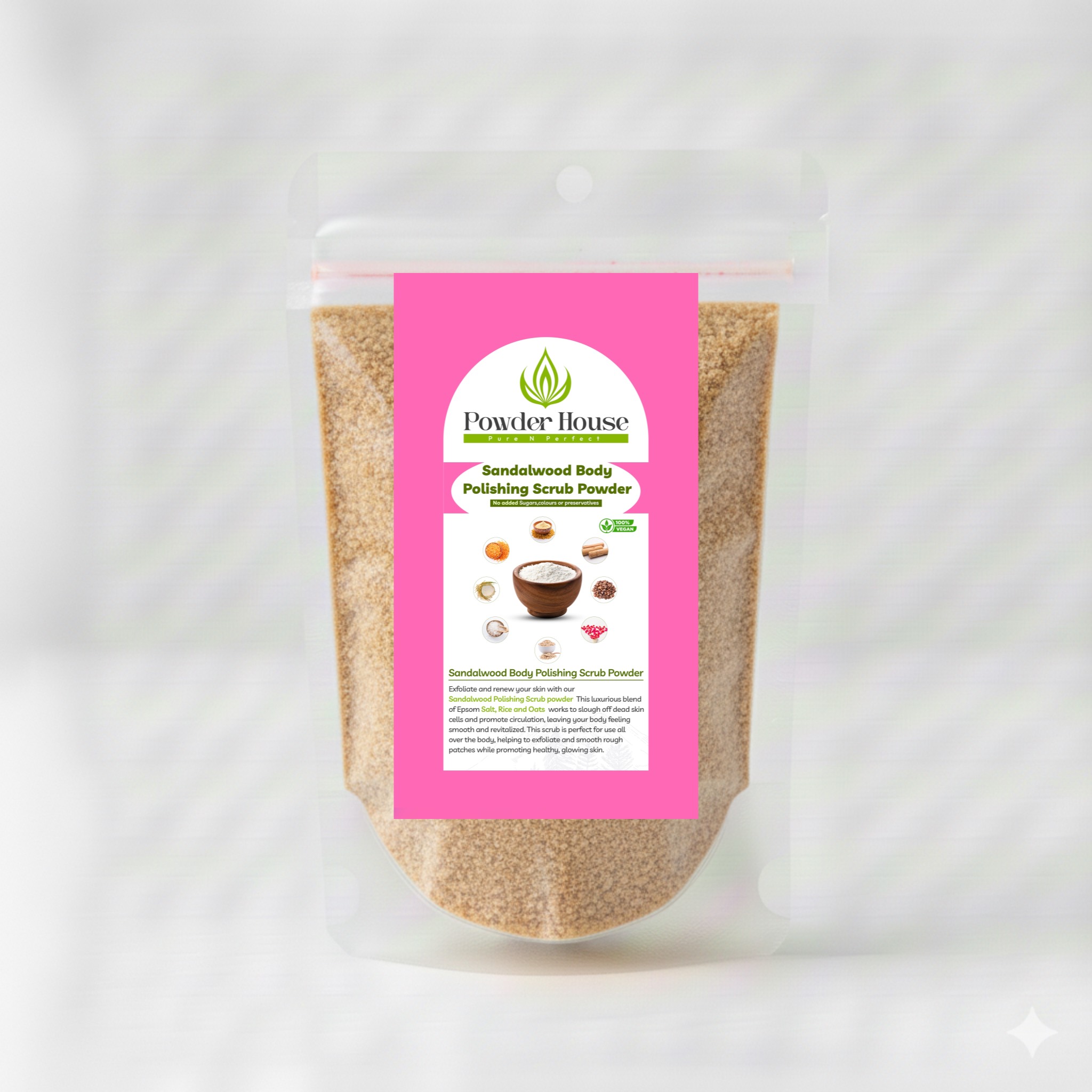 Sandalwood Body Polishing Scrub Powder